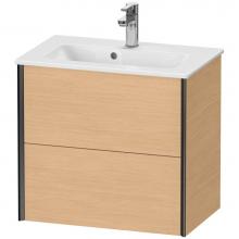 Duravit XV41780B230 - XViu Two Drawer Wall-Mount Vanity Unit Natural Oak