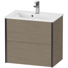 Duravit XV41780B235 - XViu Two Drawer Wall-Mount Vanity Unit Oak Terra