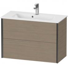 Duravit XV41790B235 - XViu Two Drawer Wall-Mount Vanity Unit Oak Terra