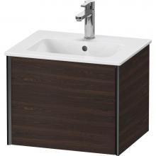 Duravit XV42150B269 - XViu One Drawer Wall-Mount Vanity Unit Walnut Brushed