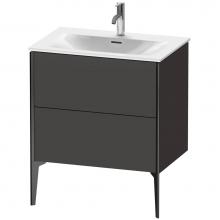 Duravit XV43010B280 - XViu One Drawer Floorstanding Vanity Unit Graphite