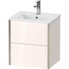 Duravit XV43150B122 - XViu Two Drawer Wall-Mount Vanity Unit White