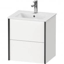 Duravit XV43150B218 - XViu Two Drawer Wall-Mount Vanity Unit White