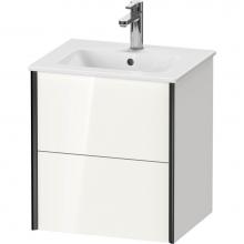 Duravit XV43150B222 - XViu Two Drawer Wall-Mount Vanity Unit White