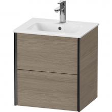 Duravit XV43150B235 - XViu Two Drawer Wall-Mount Vanity Unit Oak Terra