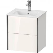 Duravit XV43150B285 - XViu Two Drawer Wall-Mount Vanity Unit White