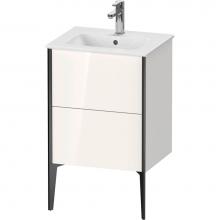 Duravit XV44590B285 - XViu Two Drawer Floorstanding Vanity Unit White