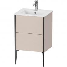 Duravit XV44590B291 - XViu Two Drawer Floorstanding Vanity Unit Taupe