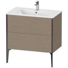 Duravit XV44820B235 - XViu Two Drawer Floorstanding Vanity Unit Oak Terra