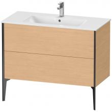 Duravit XV44830B230 - XViu Two Drawer Floorstanding Vanity Unit Natural Oak