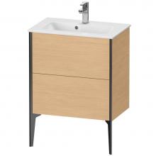 Duravit XV44880B230 - XViu Two Drawer Floorstanding Vanity Unit Natural Oak