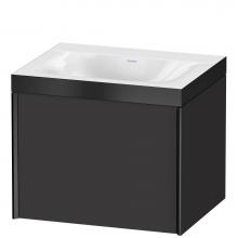 Duravit XV4609NB280P - XViu One Drawer C-Bonded Wall-Mount Vanity Kit Graphite