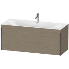 Duravit XV4612OB235C - XViu One Drawer C-Bonded Wall-Mount Vanity Kit Oak Terra