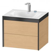 Duravit XV4614EB230P - XViu Two Drawer C-Bonded Wall-Mount Vanity Kit Natural Oak