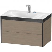 Duravit XV4615EB235P - XViu Two Drawer C-Bonded Wall-Mount Vanity Kit Oak Terra