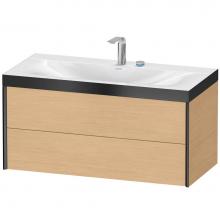 Duravit XV4616EB230P - XViu Two Drawer C-Bonded Wall-Mount Vanity Kit Natural Oak