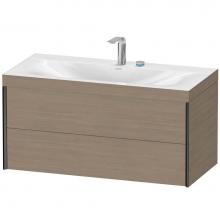 Duravit XV4616EB235C - XViu Two Drawer C-Bonded Wall-Mount Vanity Kit Oak Terra