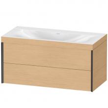 Duravit XV4616NB230C - XViu Two Drawer C-Bonded Wall-Mount Vanity Kit Natural Oak