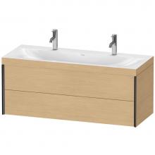 Duravit XV4618OB230C - XViu Two Drawer C-Bonded Wall-Mount Vanity Kit Natural Oak