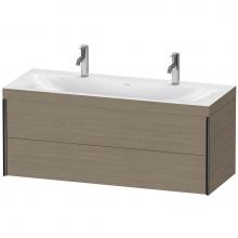 Duravit XV4618OB235C - XViu Two Drawer C-Bonded Wall-Mount Vanity Kit Oak Terra