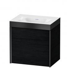 Duravit XV4630NB216P - XViu One Door C-Bonded Wall-Mount Vanity Kit Oak Black