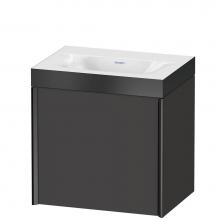 Duravit XV4630NB280P - XViu One Door C-Bonded Wall-Mount Vanity Kit Graphite