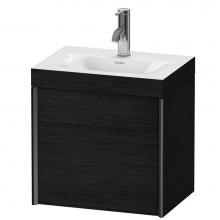 Duravit XV4631OB216C - XViu One Door C-Bonded Wall-Mount Vanity Kit Oak Black