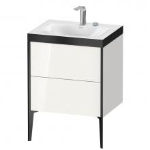 Duravit XV4709EB222P - XViu Two Drawer C-Bonded Floorstanding Vanity Kit White