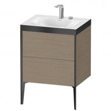 Duravit XV4709EB235P - XViu Two Drawer C-Bonded Floorstanding Vanity Kit Oak Terra