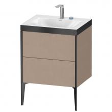 Duravit XV4709EB275P - XViu Two Drawer C-Bonded Floorstanding Vanity Kit Linen