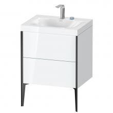 Duravit XV4709EB285C - XViu Two Drawer C-Bonded Floorstanding Vanity Kit White