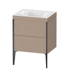 Duravit XV4709NB275C - XViu Two Drawer C-Bonded Floorstanding Vanity Kit Linen