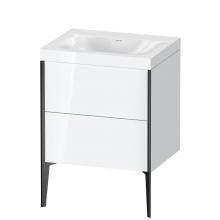 Duravit XV4709NB285C - XViu Two Drawer C-Bonded Floorstanding Vanity Kit White