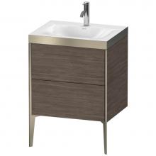 Duravit XV4709OB151P - Duravit XViu Two Drawer C-Bonded Floorstanding Vanity Kit Pine Terra