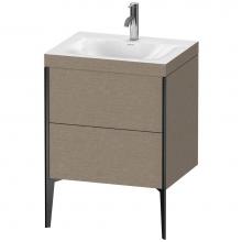 Duravit XV4709OB211C - Duravit XViu Two Drawer C-Bonded Floorstanding Vanity Kit Cashmere Oak