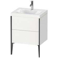 Duravit XV4709OB218C - XViu Two Drawer C-Bonded Floorstanding Vanity Kit White