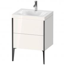 Duravit XV4709OB222C - XViu Two Drawer C-Bonded Floorstanding Vanity Kit White