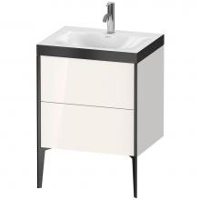 Duravit XV4709OB222P - XViu Two Drawer C-Bonded Floorstanding Vanity Kit White