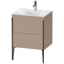 Duravit XV4709OB275C - XViu Two Drawer C-Bonded Floorstanding Vanity Kit Linen