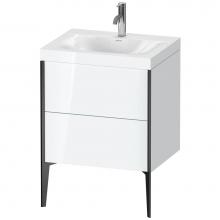 Duravit XV4709OB285C - XViu Two Drawer C-Bonded Floorstanding Vanity Kit White