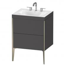 Duravit XV4709TB149C - Duravit XViu C-Bonded Floorstanding Vanity  Graphite Matte