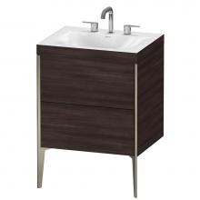 Duravit XV4709TB153C - Duravit XViu C-Bonded Floorstanding Vanity  Chestnut Dark