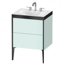 Duravit XV4709TB209P - Duravit XViu C-Bonded Floorstanding Vanity  Light Blue Matte