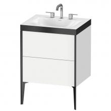 Duravit XV4709TB218P - Duravit XViu C-Bonded Floorstanding Vanity  White Matte