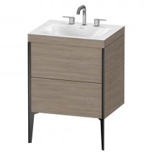 Duravit XV4709TB231C - Duravit XViu C-Bonded Floorstanding Vanity  Pine Silver