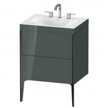 Duravit XV4709TB238C - Duravit XViu C-Bonded Floorstanding Vanity  Dolomiti Gray High Gloss