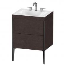 Duravit XV4709TB272C - Duravit XViu C-Bonded Floorstanding Vanity  Brushed Dark Oak