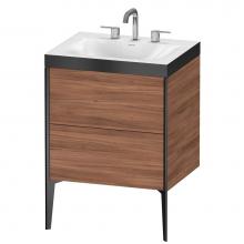 Duravit XV4709TB279P - Duravit XViu C-Bonded Floorstanding Vanity  Natural Walnut