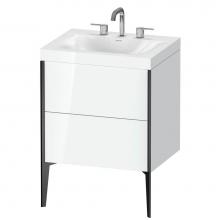 Duravit XV4709TB285C - Duravit XViu C-Bonded Floorstanding Vanity  White High Gloss