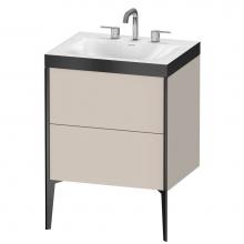 Duravit XV4709TB291P - Duravit XViu C-Bonded Floorstanding Vanity  Taupe Matte